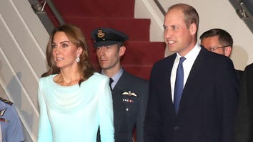 Kate Middleton Stuns in Turquoise Blue Gown as She and Prince William Arrive in Pakistan: Pics