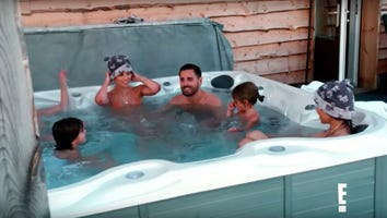 Kourtney Kardashian Accuses Scott Disick of Being 'So Negative' in Awkward Hot Tub Exchange on 'KUWTK'