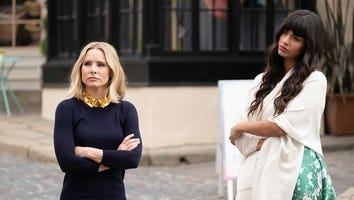 'The Good Place' Gang Awaits Judgment in a Sneak Peek From Kristen Bell's Directorial Debut (Exclusive)