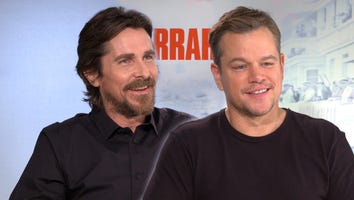 Matt Damon and Christian Bale Joke About Filming 'Silliest' Fight Scene in 'Ford v Ferrari'