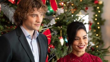 Vanessa Hudgens Falls for a Time-Traveling Knight in First Trailer for 'The Knight Before Christmas': Watch