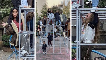 Kim and Kourtney Kardashian Take a Massive Family Pic and It’s a ‘Mood’