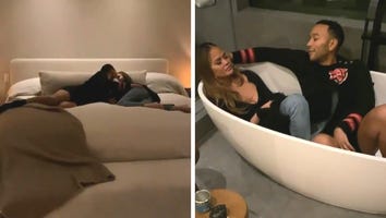 Watch a Pantsless John Legend Make Out With Chrissy Teigen in Kris Jenner’s Bed