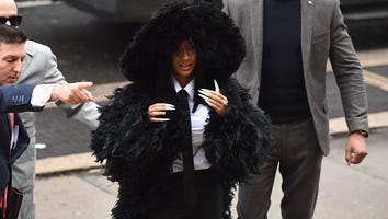 Cardi B Makes Glamorous Court Appearance in Long Train Coat