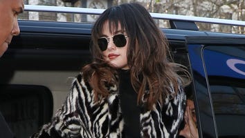 Shop Selena Gomez's Dreamy Zebra Coat From This Affordable Brand -- Now on Sale!