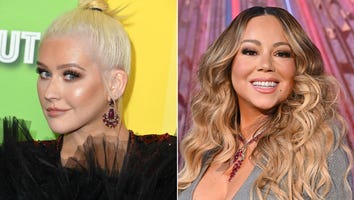 Christina Aguilera and Mariah Carey Wear Almost Identical Dresses Perfect for the Holiday Season