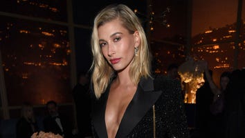 Hailey Bieber Plays Husband Justin Bieber's 'Yummy' While Eating Cake by the Handful at Golden Globes Party