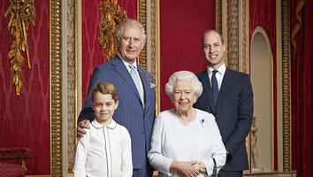 Prince George Shines in New Portrait With Queen Elizabeth, Prince William and Prince Charles