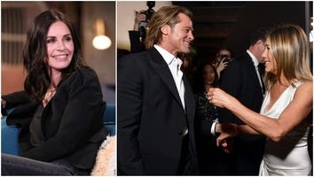 All the Celebs Who Freaked Out Over Brad Pitt and Jennifer Aniston's Reunion at the SAG Awards