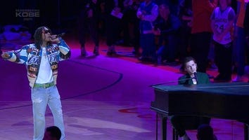Wiz Khalifa and Charlie Puth Deliver Emotional 'See You Again' Tribute to Kobe Bryant at Lakers Game