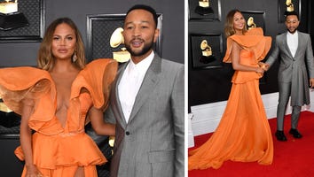 GRAMMYs 2020: Watch John Legend and Chrissy Teigen's Adorable Arrival