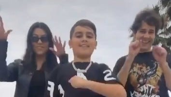 Kourtney Kardashian Helps Son Mason Disick Become A TikTok Star