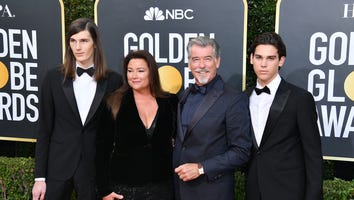Pierce Brosnan's Sons Dylan and Paris Hit the Red Carpet as Golden Globe Ambassadors