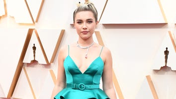 Florence Pugh Stuns in Turquoise on Oscars Red Carpet