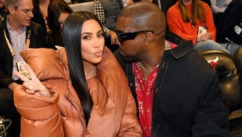 Kanye West and Kim Kardashian Spotted Courtside at 2020 NBA All-Star Game