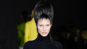 Bella Hadid Is Unrecognizable In Bleached Brows and Gothic Sky-High Wig for Latest Runway Show