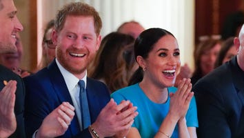 See Prince Harry and Meghan Markle React After Couple Gets Engaged in Front of Them