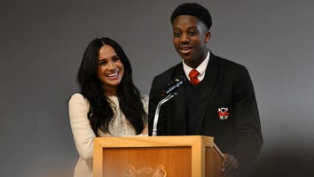Meghan Markle's 16-Year-Old Fan Jokingly Apologizes to Prince Harry for 'Cuddling Your Wife'