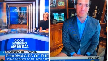 ‘Good Morning America's’ Will Reeve Caught on Air in His Underwear
