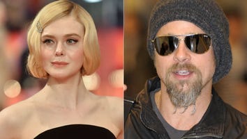 Elle Fanning Dresses as 'Beard Bead' Brad Pitt for a Hilarious Challenge