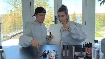 Justin Bieber Did Wife Hailey's Makeup and It’s Not Bad!