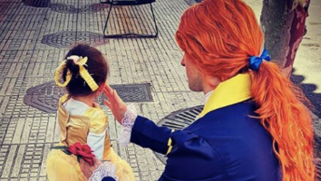 This Father-Daughter Duo Dresses in Costume Every Day to Take Out the Trash