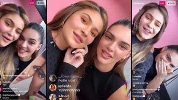 Kendall Jenner Falls Out of Chair During Tipsy Live Chat With SIster Kylie