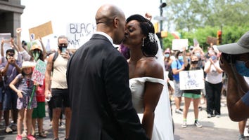 Couple Gets Married, Joins Philadelphia Protesters in Moving Moment: Watch