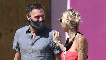 Brian Austin Green and Tina Louise Show Some PDA During Another Lunch Date