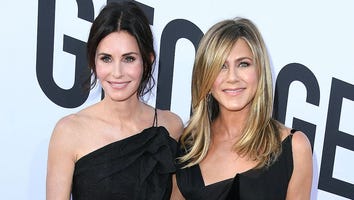Courteney Cox Trounces Friend Jennifer Aniston at Pool in Hilarious Instagram Vid