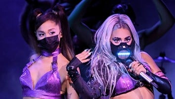 Lady Gaga and Ariana Grande Mask Up to Perform 'Rain on Me' at 2020 VMAs