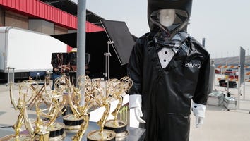2020 Emmy Awards: First Look at Dapper Hazmat Suited Trophy Presenter
