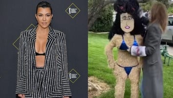 'KUWTK': Kourtney Kardashian's Birthday Car Parade Included a Bikini-Clad Piñata of the Reality Star