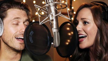 Laura Osnes and Aaron Tveit Sing 'Winter Wonderland' in Hallmark's 'One Royal Holiday' Music Video (Exclusive)