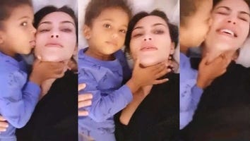 Watch Kim Kardashian’s 4-Year-Old Son Saint Give Her a ‘Savage Kiss’