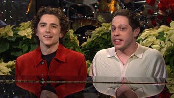 Timothée Chalamet Plays Harry Styles, Hangs With Pete Davidson & Shares Sweet Moment With Mom in 'SNL' Debut