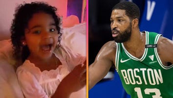 Khloe Kardashian's Daughter True Has Epic Reaction Seeing Dad Tristan Thompson During Celtics Game