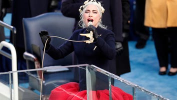 Lady Gaga Wears Custom Schiaparelli to Sing National Anthem at President Joe Biden's Inauguration