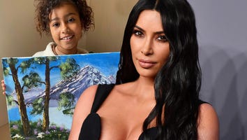 Kim Kardashian Reacts to Controversy Over Daughter North West's Oil Painting