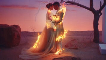 Bad Bunny and Rosalía Drop Romantic, Fiery 'La Noche De Anoche' Music Video -- Watch!