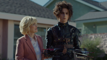 Timothée Chalamet Plays Edward Scissorhands' Son in Super Bowl Ad With Winona Ryder
