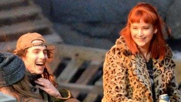 Jennifer Lawrence Makes Out With Timothée Chalamet for 'Don't Look Up' Scene