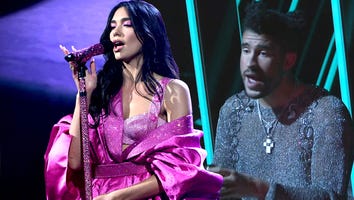 Bad Bunny Sings Along During Dua Lipa’s Performance of ‘Levitating’ at the GRAMMYs