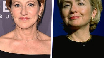 See Edie Falco Channel Hillary Clinton on 'American Crime Story' Set