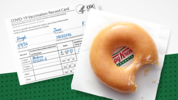 Krispy Kreme Giving Vaccinated COVID-19 Customers a Free Doughnut Every Day of the Year