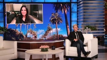 Ellen DeGeneres Explains Why She's Living in Courteney Cox's House: 'I'm Not Having Marital Troubles'