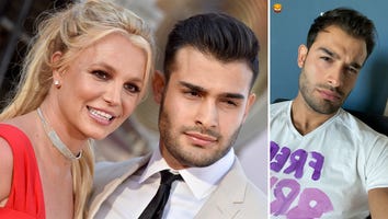 Britney Spears' Boyfriend Sam Asghari Sports 'Free Britney' Shirt Ahead of Conservatorship Hearing