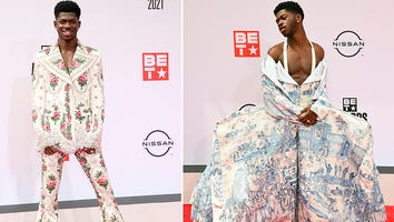 Lil Nas X Rocks the 2021 BET Awards Red Carpet in 2 Different Outfits: See the Looks!
