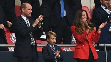 Prince William and Prince George Are Twinning at England's Soccer Match Against Germany