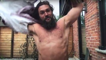 Jason Momoa Strips Down in Late-Night Interview to Perform 'Sexy' Tasks